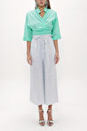 Gümüş Beli lastikli bol kesim pantolon 41510 | 40