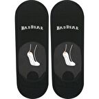 Core Zero Siyah Unisex Babet Çorap