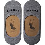 Core Zero Gri Melanj Unisex Babet Çorap