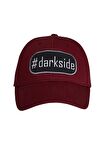 Bad Bear Darkside Yazılı Bordo Erkek Şapka