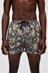 Bad Bear Erkek Mor Şort Skullex Swımshort
