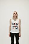 Bad Bear Kadın Kırık Beyaz Atlet Sea Sand Sun Tank
