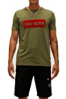 Bad Bear O Yaka Baskılı Haki Erkek T-Shirt 22.01.07.013_FLOG t-shirt