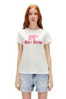 Bad Bear Logo Kadın Tişört 21.03.07.010-C127