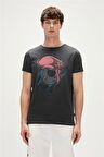 Bad Bear Baskılı Antrasit Erkek T-Shirt 23.01.07.021_PIRATE t-shirt