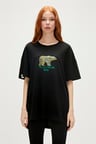RE-FINGER t-shirt SİYAH