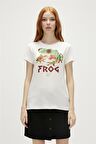 FROG t-shirt BEYAZ