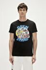 Bad Bear Baskılı Siyah Erkek T-Shirt 23.01.07.014_OPEN MIND T-SHIRT