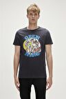 Bad Bear Baskılı Antrasit Erkek T-Shirt 23.01.07.014_OPEN MIND t-shirt
