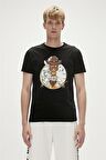Bad Bear Baskılı Siyah Erkek T-Shirt 23.01.07.036_GIRAFFE T-SHIRT