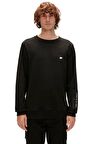 Be Cool Crewneck Siyah Baskılı Erkek Sweatshirt