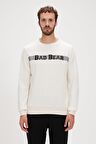 Reflect Bear Crewneck Marshmallow Beyaz Erkek Sweatshirt