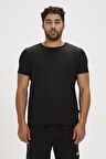 Frank Siyah Basic Erkek Tişört