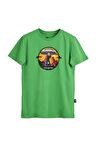Spice Yeşil Baskılı Çocuk Tişört