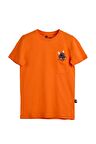 Gotcha Turuncu Baskılı Çocuk Tişört