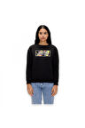 Bad Bear 24.04.12.002 Re-Carina Crewneck Sweat Siyah Unisex Sweatshirt