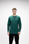 Bad  Bear Corner Crewneck/Forest Erkek Sweatshirt Koyu Yeşil