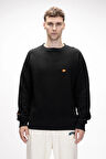 Diez Si̇yah Crewneck Erkek Sweatshirt