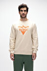 BAD BEAR MOUNTAIN CREWNECK / BEIGE ERKEK SWEATSHİRT 