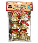 Mistique Yılbaşı Süsü Çan 5Cm 6Lı