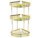 SARAY OVAL 3 LÜ KÖŞELİK GOLD 22*22