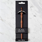 La Mia Rosewood 6 mm 15.5 cm Ahşap Yün Tığ