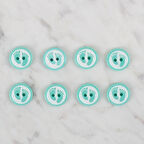 Loren Crafts yeşil 8 li ayak izi düğme - 442