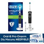 Oral-B Vitality 100 Cross Action Şarjlı Diş Fırçası + 1 Yedek Başlık + Oral-B Pro Onarım Diş Macunu 50 ml
