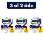 Gillette Skinguard 4'lü 3 Bıçaklı Tüm Cilt Tipleri İçin Bıçak Yedeği 3 Al 2 Öde