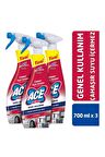 ACE Ultra Köpük Çamaşır Susuz Çok Amaçlı 700 ml x 3