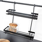 Çağdaş Baharatlık Set Üstü İkili Lamalı