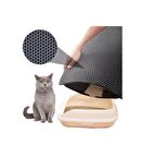 Perfect Elekli Kedi Kumu Paspası Gri 60X40 cm