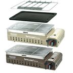 Orcamp Dumansız Izgara Ocak Kahverengi