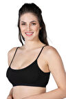 SİYAH MI Emay 1425 Modal Cotton Pedli Büstiyer