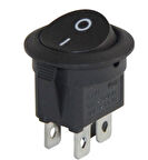 Ayt Yuvarlak 4 Pinli Işıksız On Off Anahtar IC-133-4 Aç Kapa Düğmesi Butonu