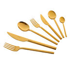 Jumbo 8100 Titanyum Gold 12 Kişilik 84 Parça Çatal Kaşık Bıçak Takımı