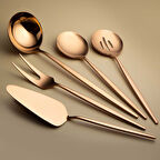 Jumbo 9000 Titanyum Bronz 5 Parça Servis Seti