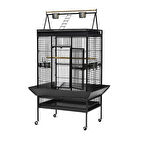 Dayang Papağan Kafesi Ayaklı Siyah 172*80*102,5cm
