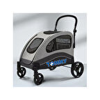 Tommy Evcil Hayvan Arabası Gri 90*73*108cm Max 60kg