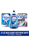 Bulaşık makinesi 1,5 kg Tuz + Makine temizleyici toz + 450 ml Parlatıcı 3 lü set