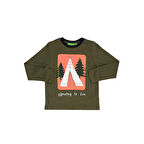 Boyner Limon Uzun Kollu Sweatshirt Eşofman Üstü Camping 5 YAŞ 110cm