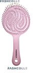 Fashcolle Pembe Üç Boyutlu Oval Saç Fırçası