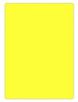 Fosforlu Fon Kartonu 50X70 Sarı Rulo Şeklinde - 6 adet