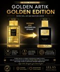 Lelas Golden Edition Kadın Erkek Parfüm EDP 85 ML – Meyvemsi Çiçeksi Odunsu Kalıcı Niş Koku - 1676