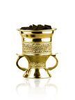 Osmanlı Oud 4097 Altın Renkli Brülör Tütsü Buhur Yakıcı