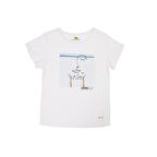 Biggdesign Faces Hope Kadın T-Shirt Beyaz-L