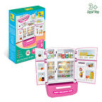 Ogi Mogi Toys Işıklı ve Sesli Çok Kapılı Buzdolabı Eğitici Rol Yapma Oyuncağı