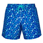 Anemoss Yelken Üç Cepli İçi Fileli Bel Lastik ve Bağlama İpli Erkek Deniz Şortu