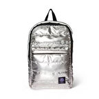 Biggdesign Moods Up Calm Kapitone Su Geçirmez Kumaşlı Okul ve Laptop Sırt Çantası Gümüş Renk