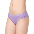 Tutku 12' li Kadın IŞIK Dantelli Bikini Külot Kombin 0772